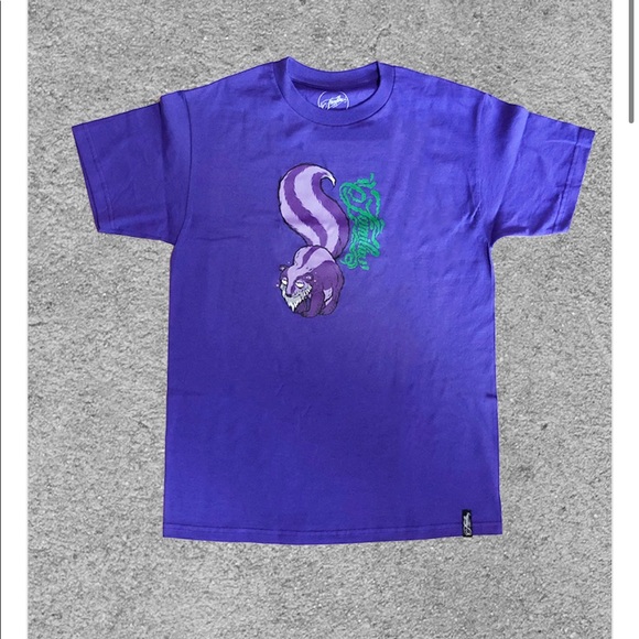 purple skunk shirt